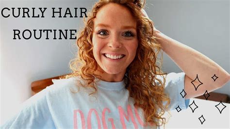My Everyday Curly Hair Routine Redhead Edition Youtube