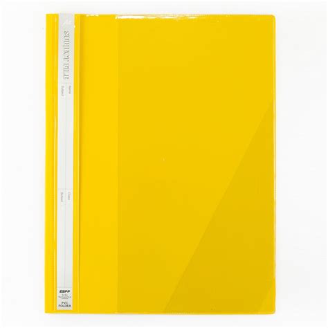 Espp A4 2 Side Clear Folder Yellow Espp