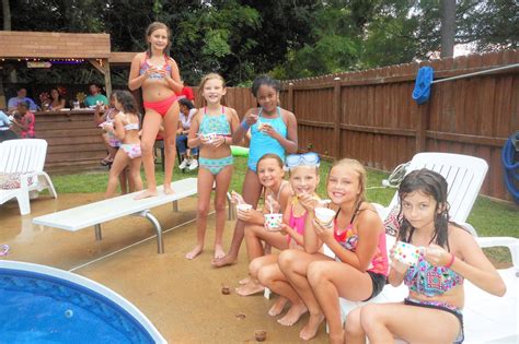 For A Look Back In Time Cheer Swim Party