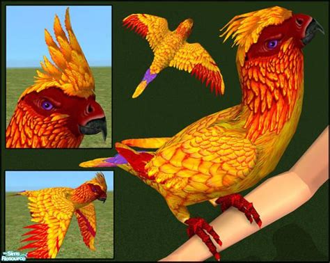 Ladyminions Phoenix Best Sims Sims 1 Exotic Birds Exotic Pets Sims