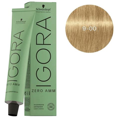 Igora Zéro Amm 9 00 Blond Très Clair Naturel Extra Schwarzkopf 60ml