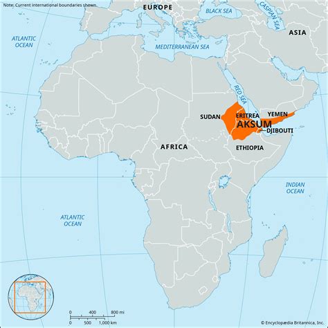 Aksum History Map Empire And Definition Britannica