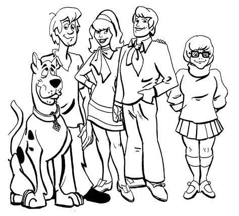 Desenhos Para Colorir Do Scooby Doo