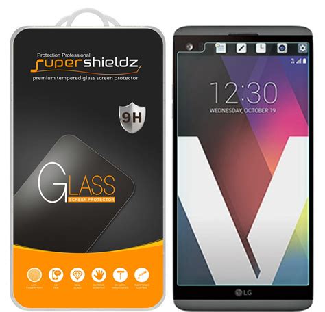 2 Pack Supershieldz For Lg V20 Tempered Glass Screen Protector Anti
