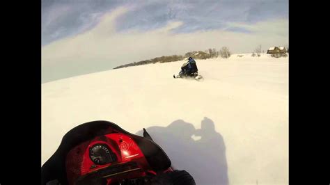 Snowmobiling Lake Winnebago Feb 2014 Youtube