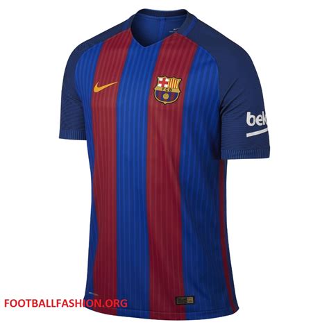 Fc Barcelona 201617 Nike Home Kit Football Fashionorg