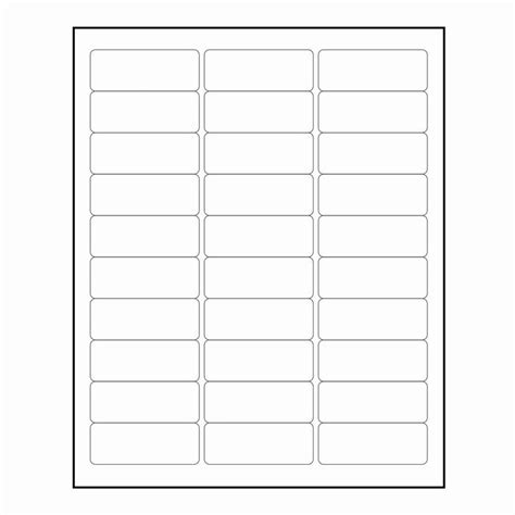Each operating system (1) a name. Blank Address Label Template Luxury 3000 Blank 1" X 2 5 8 ...