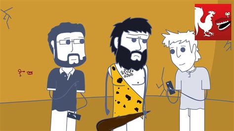 Rooster Teeth Animated Adventures Workspace And Cavemen Youtube