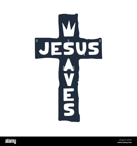 Jesus Saves Sign Stock Vector Images Alamy