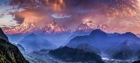 1920x1080px Free Download Hd Wallpaper Snowy Peak Nepal