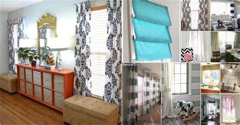 Homemade door curtain mount constructed from a surplus hard drive magnet. 20 Elegant And Easy DIY Curtain Ideas To Dress Up Your ...