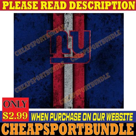 New York Giants Svg Clipart Bundle Cutting File NFL Etsy