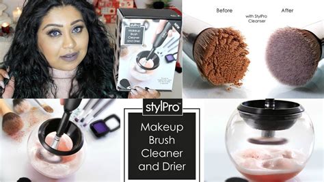 Stylpro Makeup Brush Cleaner And Drier Review And Demo Nishi V Youtube