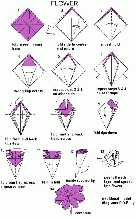 Easy Origami Rose Instructions Step By Step Crafting Papers