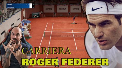 Tennis World Tour 2 Roger Federer Carriera Gameplay Ita Youtube