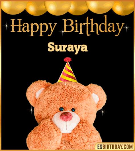 Happy Birthday Suraya  🎂 Images Animated Wishes【28 S】