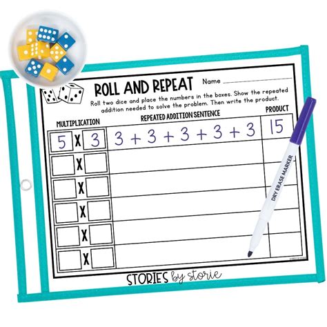 Multiplication Dice Game