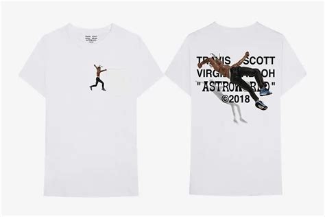 Travis Scott X Virgil Abloh Off White Astroworld T Shirt Merch Cool