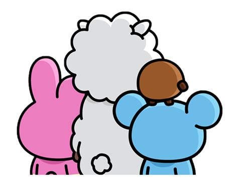 Bt21 Characters Transparent