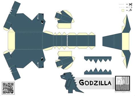 Printable Godzilla Papercraft Printable Papercrafts Printable