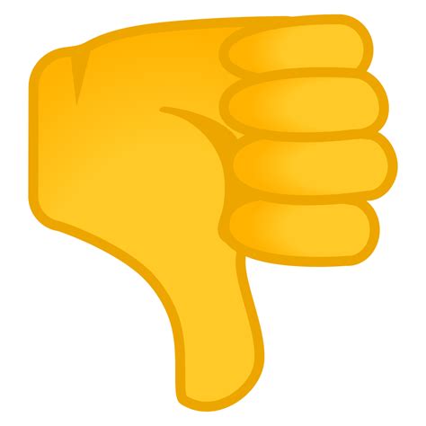 Icon Noto People Bodyparts Thumbs Down Png Clipart The Best Porn Website