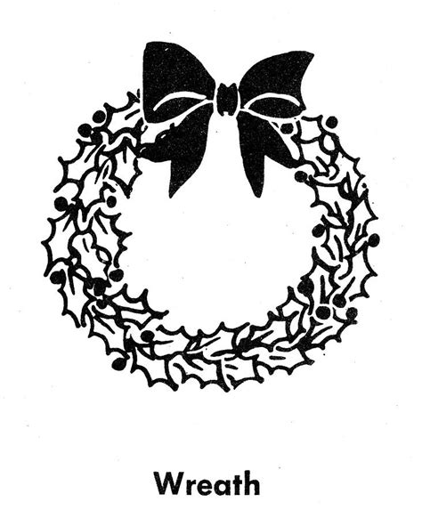 Christmas Wreath Drawing By Granger Pixels