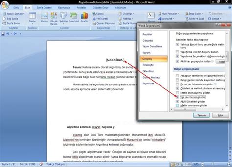 Ms Word Dersleri Office 2007 Word Seçenekleri