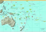 Oceania map - Full size