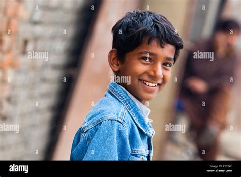 Smiling Pakistani Boy Islamabad Pakistan Stock Photo Alamy