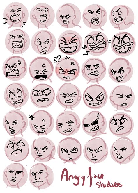 Face Drawing Reference Drawing Base Art Reference Photos Angry