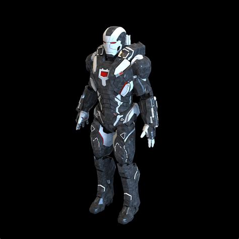Iron Man War Machine Mark 4 Full Wearable Armor 3d Model Stl Etsy