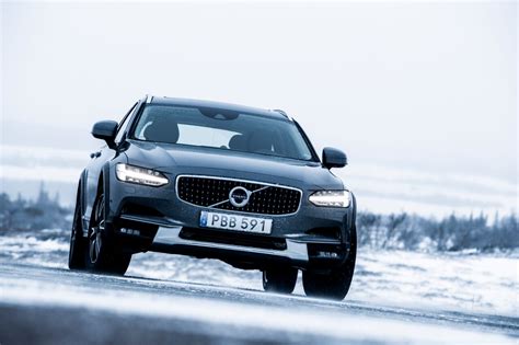 2017 Volvo V90 Cross Country On Ice In Sweden The Drive