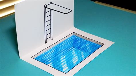 A Diagram Of A Swimming Pool Is Shown