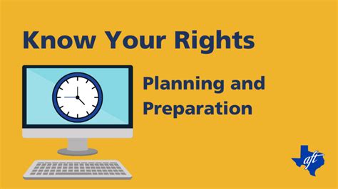 Texas Aft Planning And Preparation Your Rights As A Teacher Texas Aft
