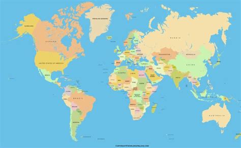 Most Accurate Map Of The World Tourist Map Of English Otosection