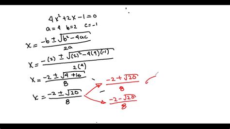 Ecuaciones Cuadraticas Con Formula General Abstractor