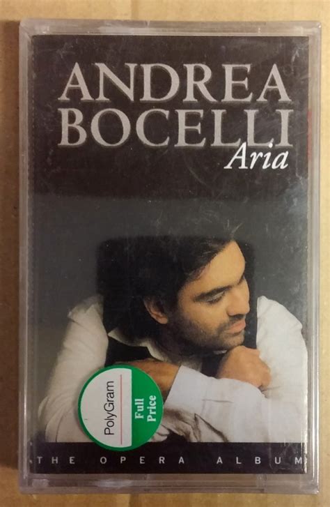 Andrea Bocelli Aria The Opera Album 1998 Cassette Made In Turkey New
