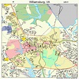 Williamsburg Virginia Street Map 5186160