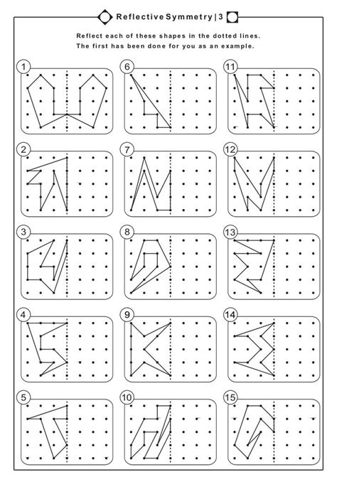 Reflection Worksheet Grade 6