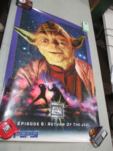 1996 Star Wars Trilogy Special Edition Episode 6 Yoda Poster 36x24 Ebay