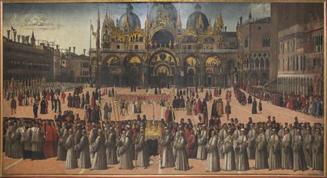 Processione In Piazza San Marco Gentile Bellini 1429 150 Flickr