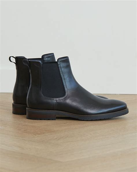 Steve Madden Tm Sverne Black Leather Boots Rw Co