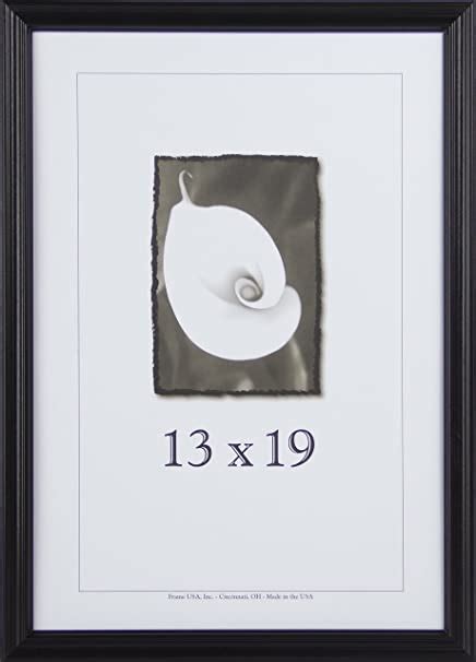 13 X 19 Wood Picture Frame Classic Series Black