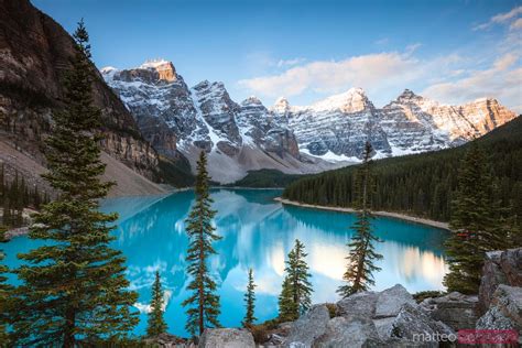 Moraine Lake In Autumn Banff National Park Canada Royalty Free Image