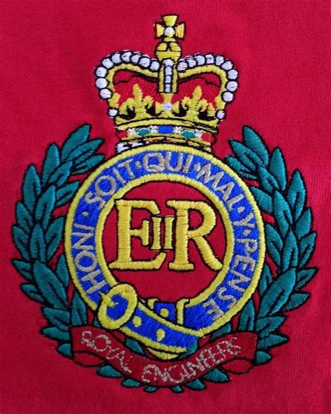 Royal Engineers Embroidered Logo