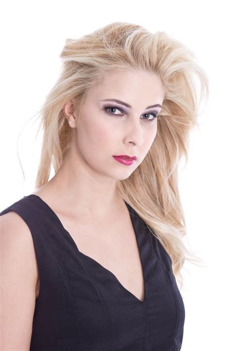 Beautiful Blonde Woman Stock Image Image Of Styling 36102183