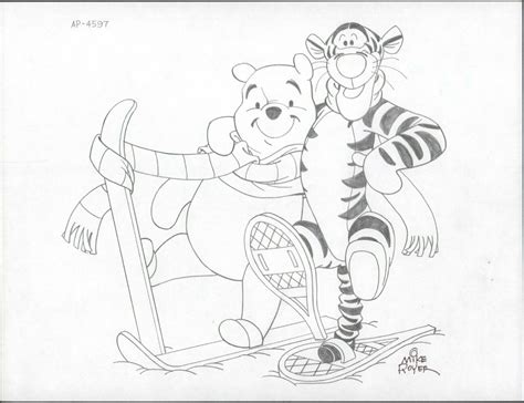 Winnie The Pooh Disney Pencil Drawing Concept Tigger Ap By Mike