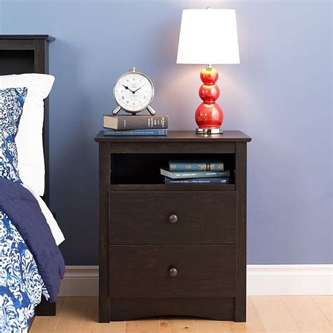 Sonoma Tall 2 Drawer Nightstand With Open Shelf Bed Bath And Beyond 2