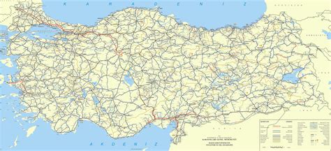 Salt Research T Rkiye Karayollar Haritas Turkey Highway Map Bank Home Com