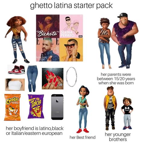Ghetto Latina Starter Pack 9gag